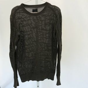 Deep Olive Green Allsaints Sweater